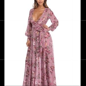 Windsor Long Sleeved Maxi Dress